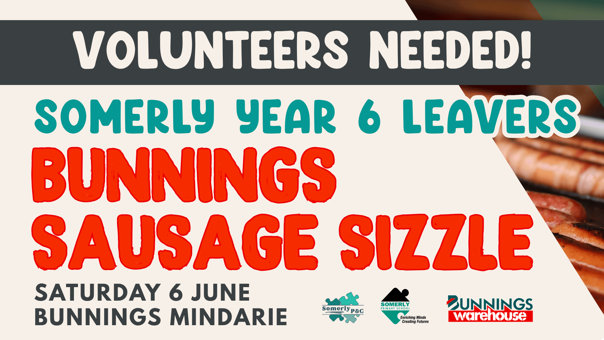 Year 6 Bunnings Sausage Sizzle 